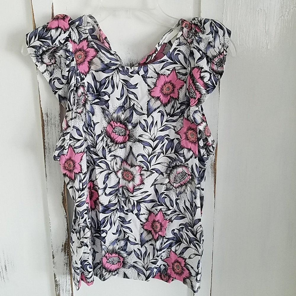 Floral dress tank top